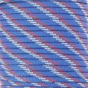 Paracord - Cordón de paracaídas plano de 4 mm - Azul - Blanco - Rojo x1m|raw }}