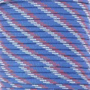 Paracord - Cordón de paracaídas plano de 4 mm - Azul - Blanco - Rojo x1m