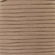Paracord - Cuerda de paracaídas plana de 4 mm - Marrón x1m