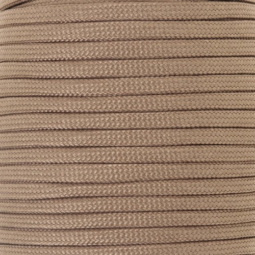 Paracord - Cuerda de paracaídas plana de 4 mm - Marrón x1m