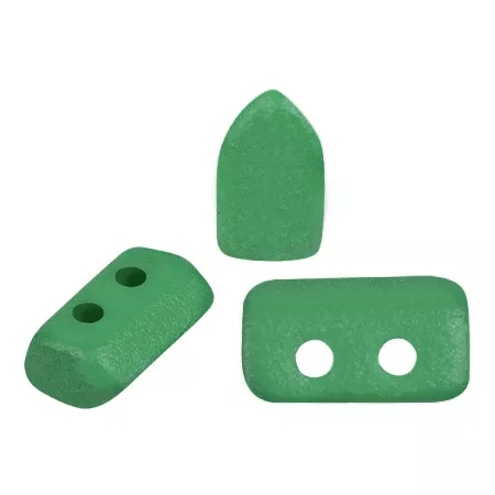 Cuentas de vidrio Piros® by Puca® 2x5 mm - Vogue Green Garden Mat x10g