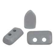 Cuentas de vidrio Piros® by Puca® 2x5 mm - Vogue Gris Medio Mate x10g