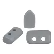 Rectángulo - Cuentas de vidrio Piros® by Puca® 2x5 mm - Vogue Gris Medio Mate x10g Cuentas de vidrio Piros® by Puca® 2x5 mm - Vogue Gris Medio Mate x10g