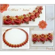 Khéops® par Puca® 6 mm Opaque Mix Rose/Gold Ceramic Look x10g