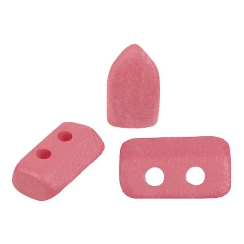 Cuentas de vidrio Piros® by Puca® 2x5 mm - Vogue Indian Rose Mat x10g