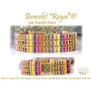 Cuentas de vidrio Piros® by Puca® 2x5 mm - Vogue Naranja Melocotón Mate x10g