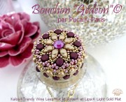 Tapón decorativo de corcho y boj 32x29 mm para personalizar x1