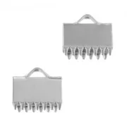 Terminales para apretar 10.5 mm de acero inox 304 x10