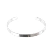 Pulsera jonco plano a decorar 15 cm de Plata 925 x1|raw }}