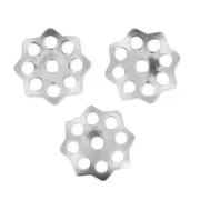 Casquillas filigrana 11 mm Acero inox 304 x50