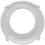 Engaste PureCrystal 1122 Rivoli redondo 18 mm plateado