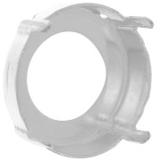 Engaste PureCrystal 1122 Rivoli redondo 18 mm plateado