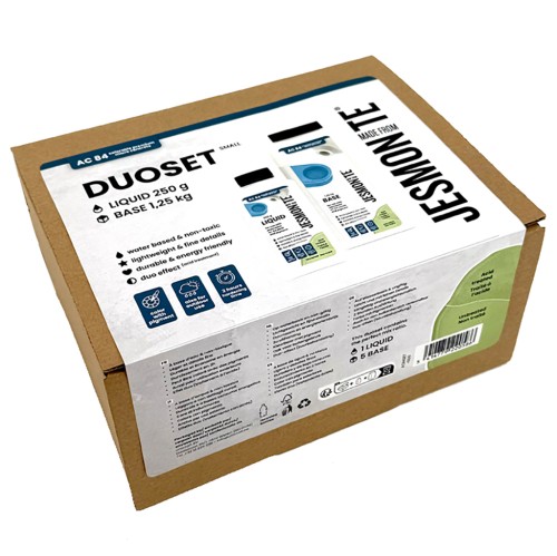 Juego base en polvo 1,25kg y líquido 250ml AC84 - Jesmonite