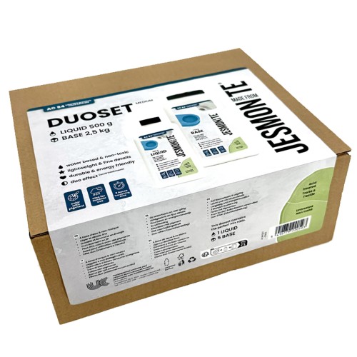 Juego base en polvo 2,5kg y líquido 500 ml AC84 - Jesmonite