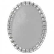 Medallón para cabuchón 25x18mm rodiado x1|raw }}