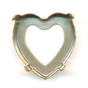 Engaste PureCrystal 4827 Corazón 28mm bronce|raw }}
