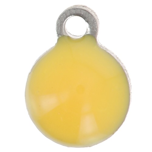 Dijes redondos de resina epoxi de 4,5 mm - Acero inoxidable 304 - Ocre x5