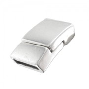 Cierre magnético 22x13 mm para cordón plano 10 mm plateado antiguo x1|raw }}