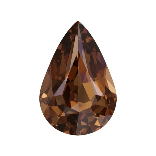 Pera PureCrystal 4328 10x6 mm Smoked Topaz