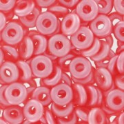 O Bead 4 mm Pastel Light Coral x5g