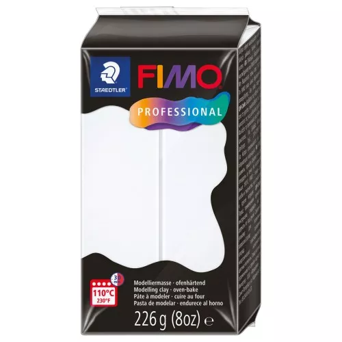 Fimo Pasta Profesional 226g - Blanca (n°00) x1