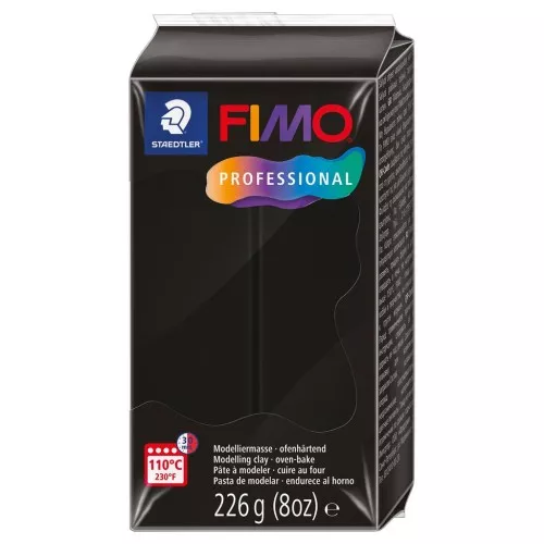 Fimo Pasta Profesional 226gr Negro (n°09) x1