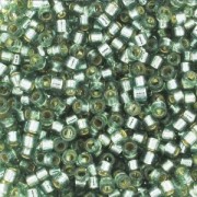 Miyuki Delica Duracoat 11/0 DB2165 - Silver Lined Dyed Dark Sea Foam x8g