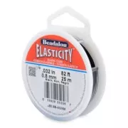 Elasticidad 0,8 mm - Negro x25m