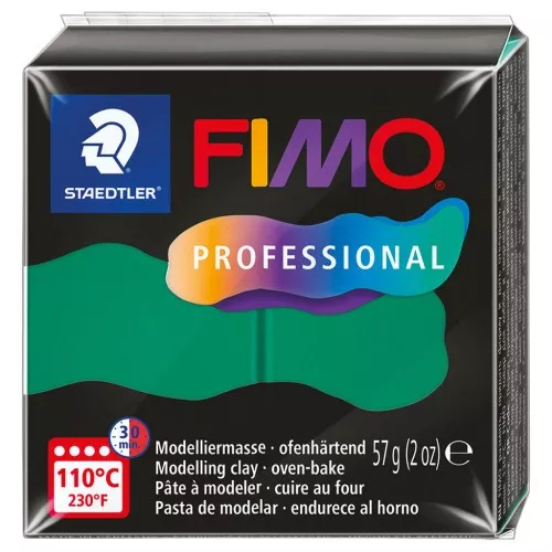 Fimo Pasta Profesional 57gr Verde Puro (n°500)