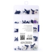 Set de 30 pares de ojos y 10 narices de seguridad para peluches y amigurumi