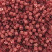 Miyuki Delica Duracoat 11/0 DB2173 - Alabaster S/L Dyed Lt Watermelon x8g