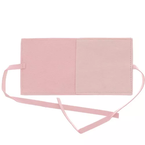 Bolsa de Suedette para Joyas 60x60 mm - Rosa x1