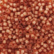 Miyuki Delica Duracoat 11/0 DB2172 - Alabaster Silver line Dyed Copper x8g