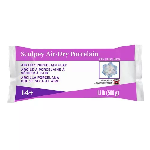 Sculpey Pasta de Porcelana Air-dry - Blanco x500gr