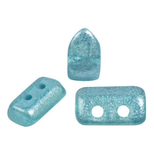Cuentas de vidrio Piros® by Puca® 2x5 mm - Riviera Azur x10g