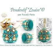 Cuentas de vidrio Piros® by Puca® 2x5 mm - Riviera Azur x10g