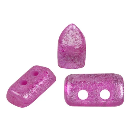 Cuentas de vidrio Piros® by Puca® 2x5 mm - Riviera Fucsia x10g