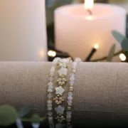 Toupies en cristal PureCrystal 5328 4 mm White Opal x50