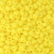 Cuentas de Rocalla Preciosa 8/0, 3 mm - Terra Intensive - Amarillo, 20 g