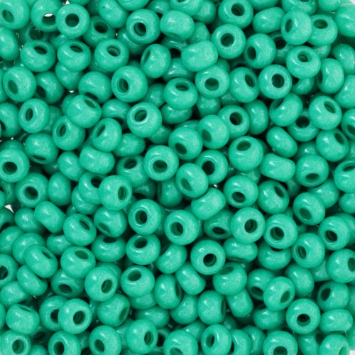 Cuentas de Rocalla Preciosa 8/0 3 mm - Terra Intensive - Verde oscuro x 20 g