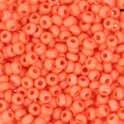 Cuentas de Rocalla Preciosa 8/0, 3 mm - Terra Intensive - Naranja, 20 g