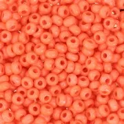 Cuentas de Rocalla Preciosa 8/0, 3 mm - Terra Intensive - Naranja, 20 g