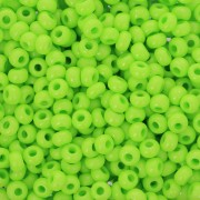 Cuentas de Rocalla Preciosa 8/0, 3 mm - Terra Intensive - Verde, 20 g