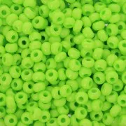 Cuentas de Rocalla Preciosa 8/0, 3 mm - Terra Intensive - Verde, 20 g