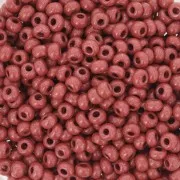 Cuentas de Rocalla Preciosa 8/0, 3 mm - Terra Intensive - Marrón, 20 g