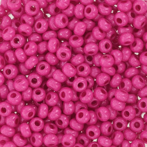 Cuentas de Rocalla Preciosa 8/0 3 mm - Terra Intensive - Fucsia x20 g