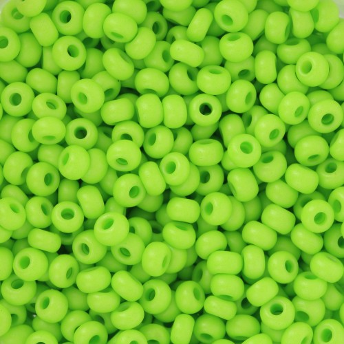 Cuentas de Rocalla Preciosa 8/0 3 mm - Terra Intensive - Verde mate x 20 g