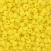 Cuentas de Rocalla Preciosa 8/0 3 mm - Terra Intensive - Amarillo mate x 20 g
