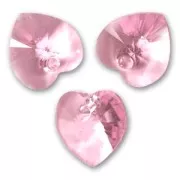 Corazones PureCrystal 6228 Light Rose 10,3x10 mm x6
