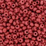 Cuentas de Rocalla Preciosa 8/0, 3 mm - Terra Intensive - Marrón mate, 20 g